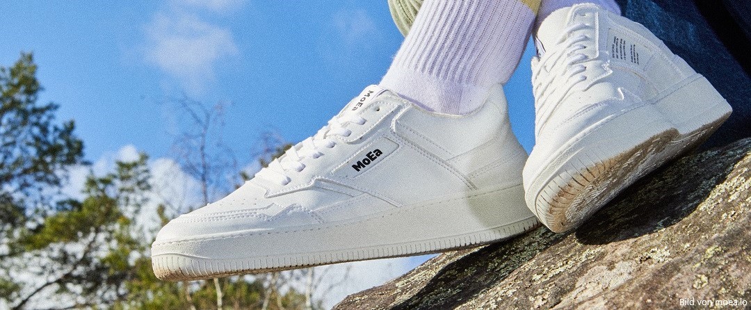 MoEa Sneaker: Leder aus Frucht- und Pflanzenfasern