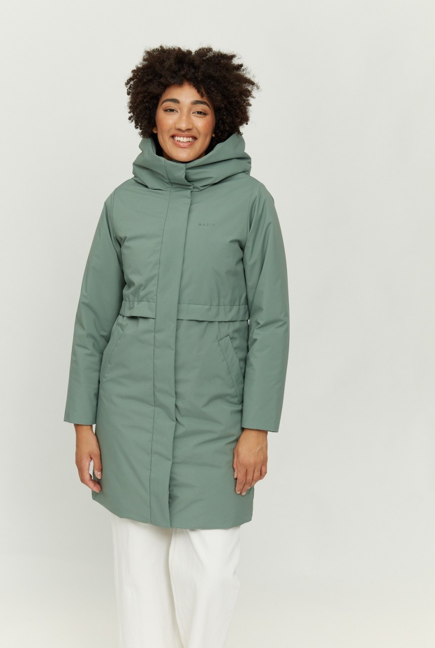 LYN PARKA | MAZINE | veganer Daunenmantel | jade