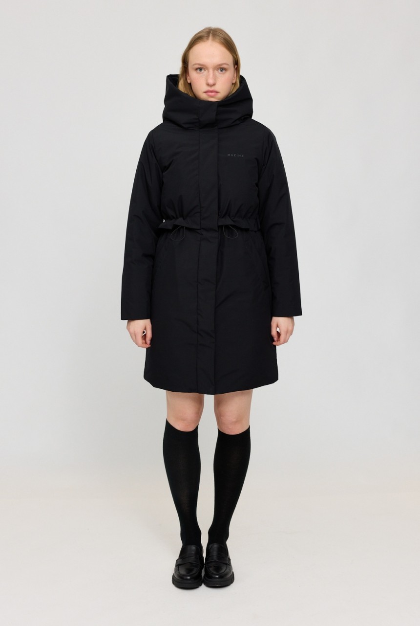 LYN PARKA | MAZINE | veganer Daunenmantel | black