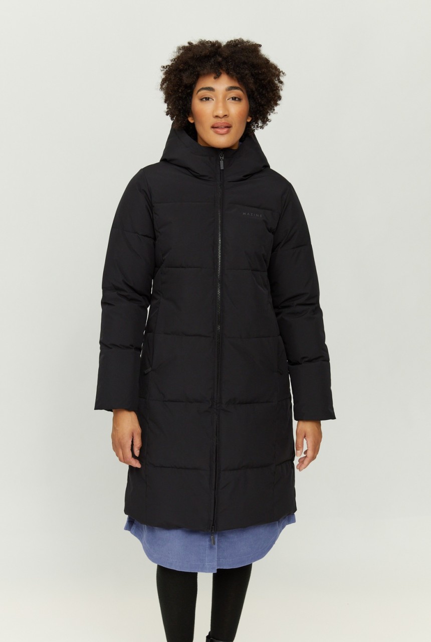 ELMIRA PUFFER COAT | MAZINE | veganer Daunenmantel | black