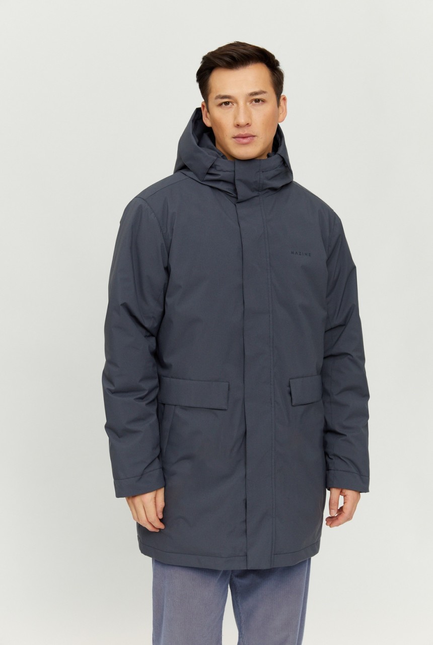 JAY PARKA | MAZINE | veganer Daunenmantel | ink blue