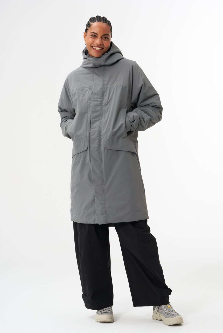 PARKA UNISEX | pinqponq | veganer Daunenmantel | Storm Grey