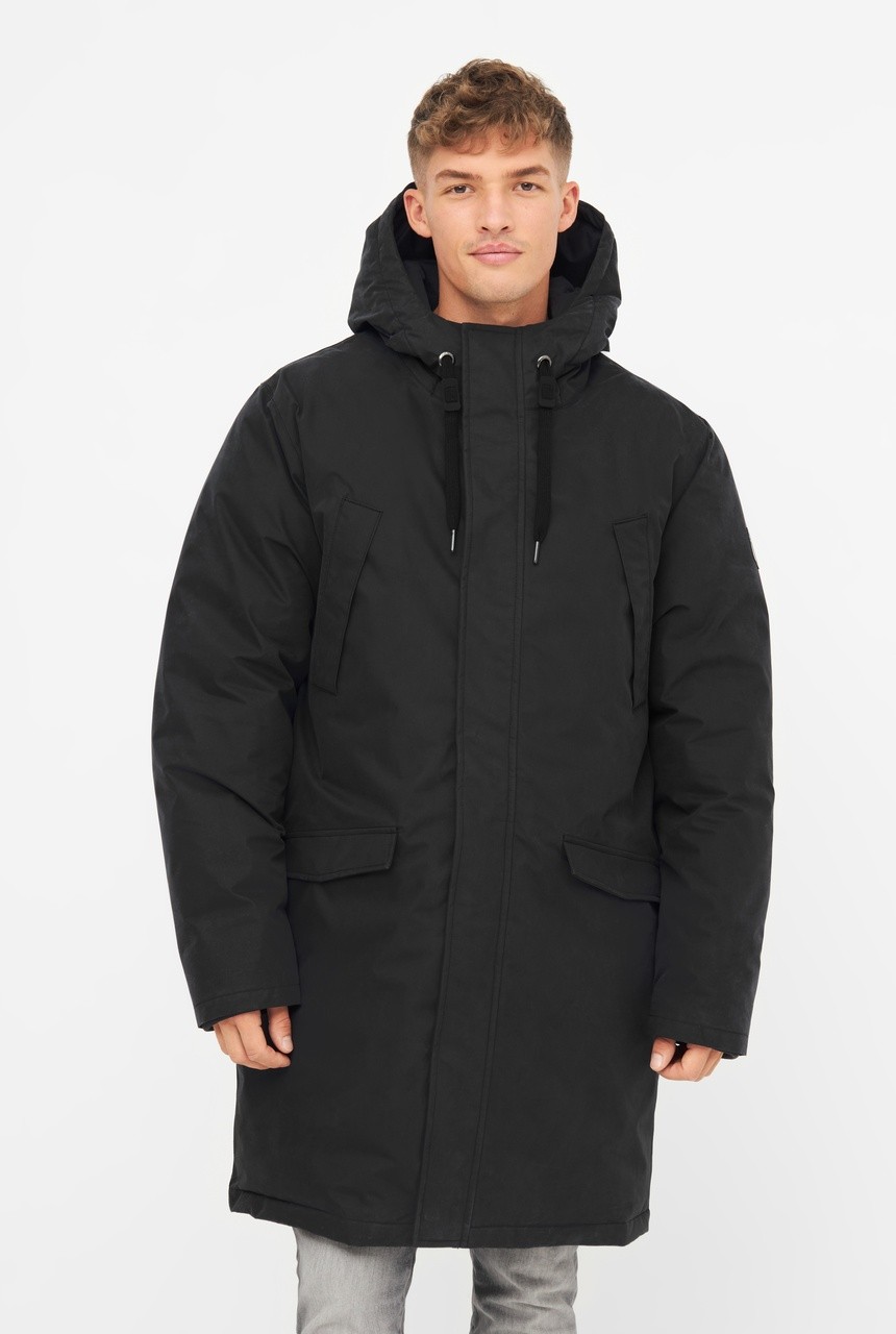 VALHOLM | derbe | vegane Daunenjacke | jet black