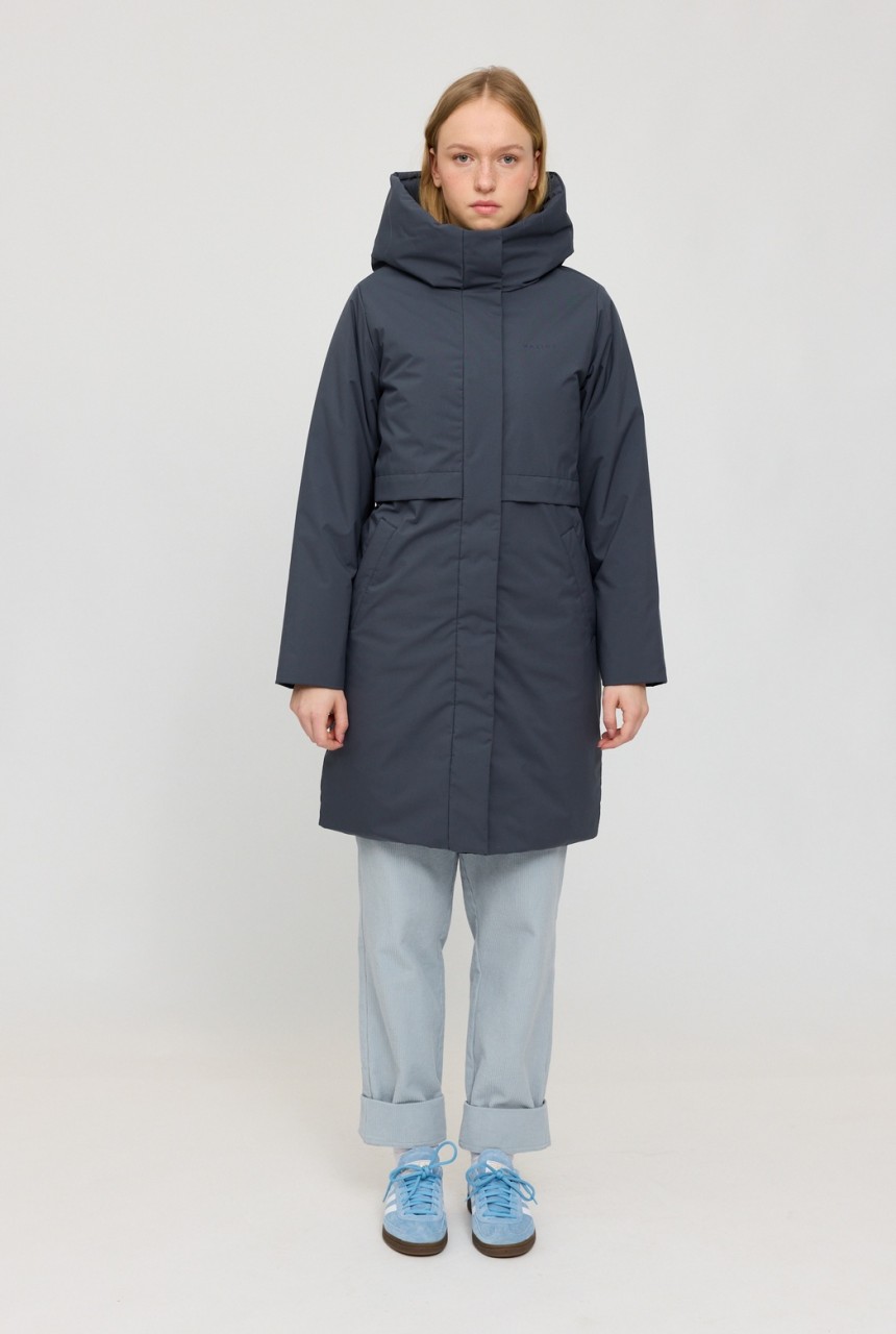 LYN PARKA | MAZINE | veganer Daunenmantel | ink blue