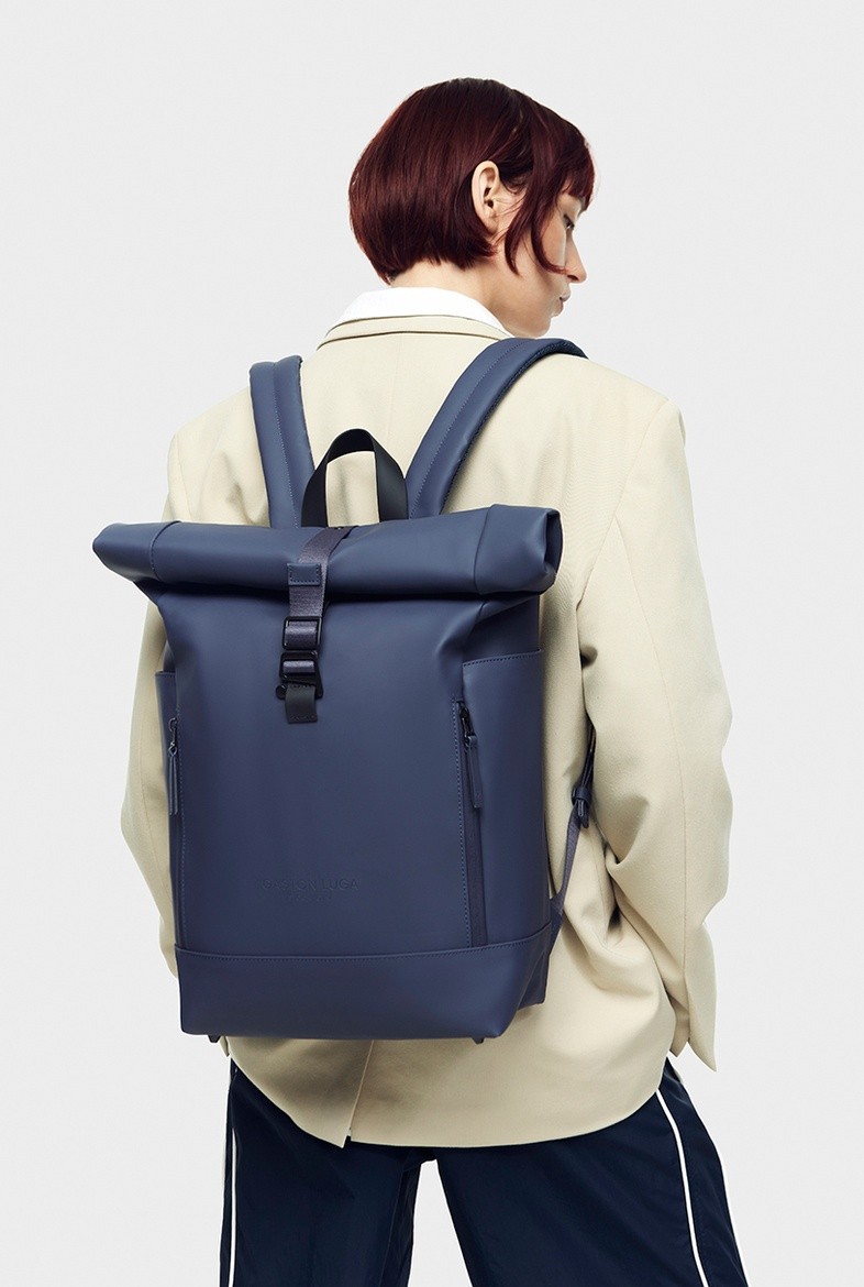 RULLEN 13'' | Gaston Luga | veganer Rucksack | Dark Blue