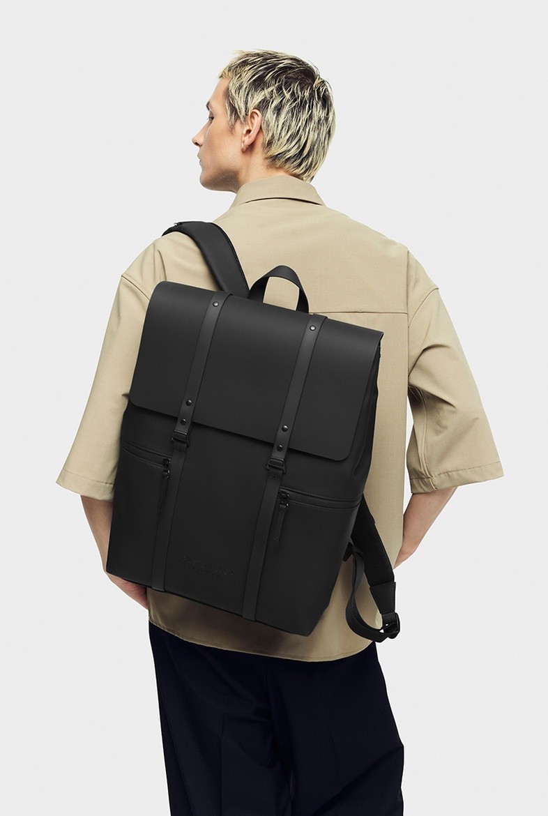 SPLÄSH 2.0 - 16" | Gaston Luga | veganer Rucksack | Black