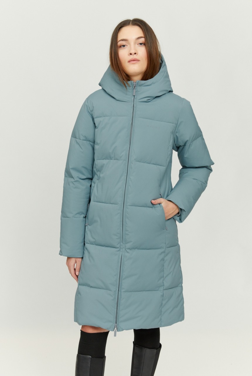 ELMIRA PUFFER COAT | MAZINE | veganer Daunenmantel | dove blue